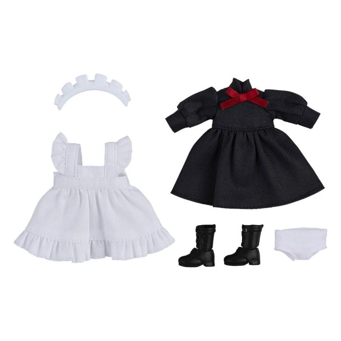 Original Character for Nendoroid Doll Figures Outfit Set: Maid Outfit Long (Black) 