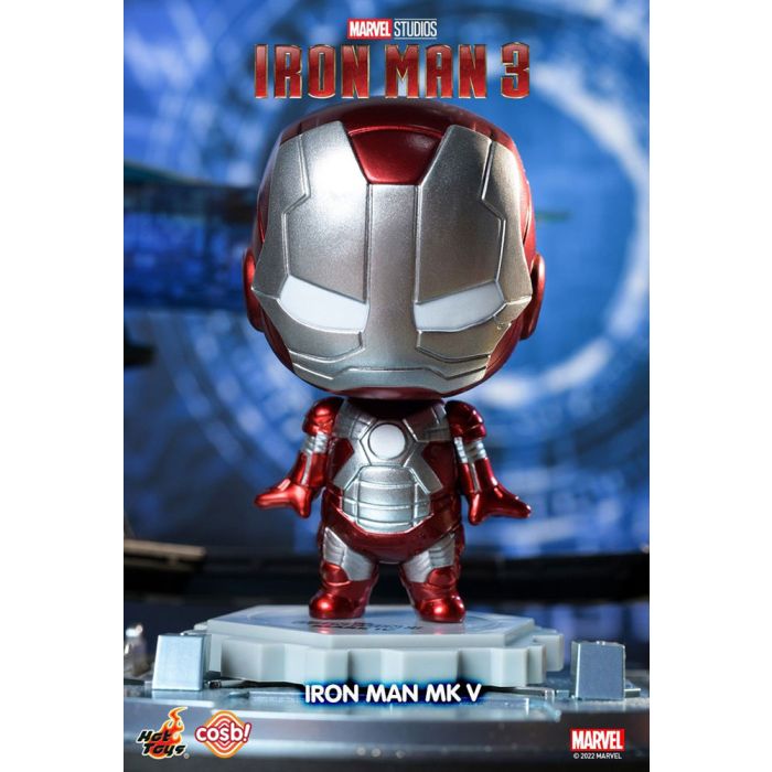 Iron Man 3 Cosbi Mini Figure Iron Man Mark 5 8 cm