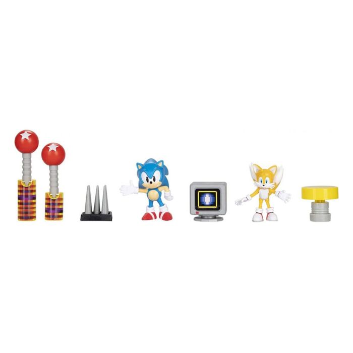 Sonic - The Hedgehog Diorama Playset 30th Anniversary 6 cm    