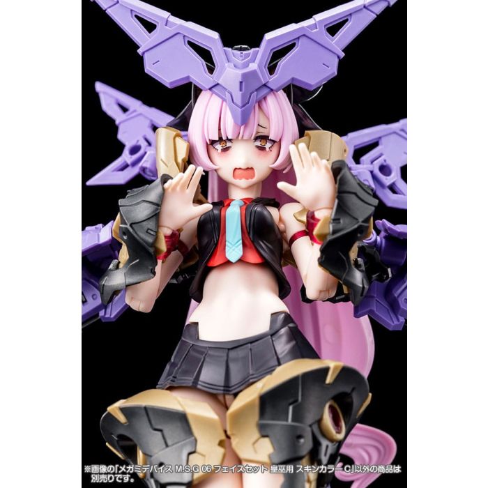 Megami Device M.S.G 05 Action Figure Accessory Set Face Auv Skin Color C