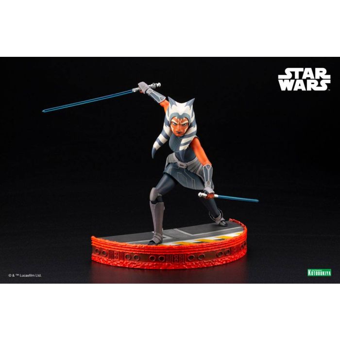 Star Wars The Clone Wars ARTFX PVC Statue 1/7 Ahsoka Tano Escape from the Clones 24 cm