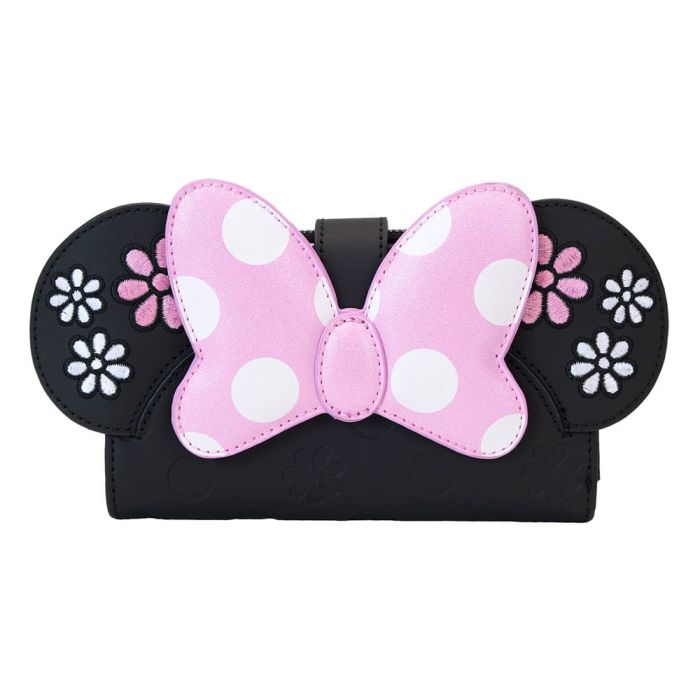 Disney by Loungefly Wallet Minnie Floral Rock the Dots Flap