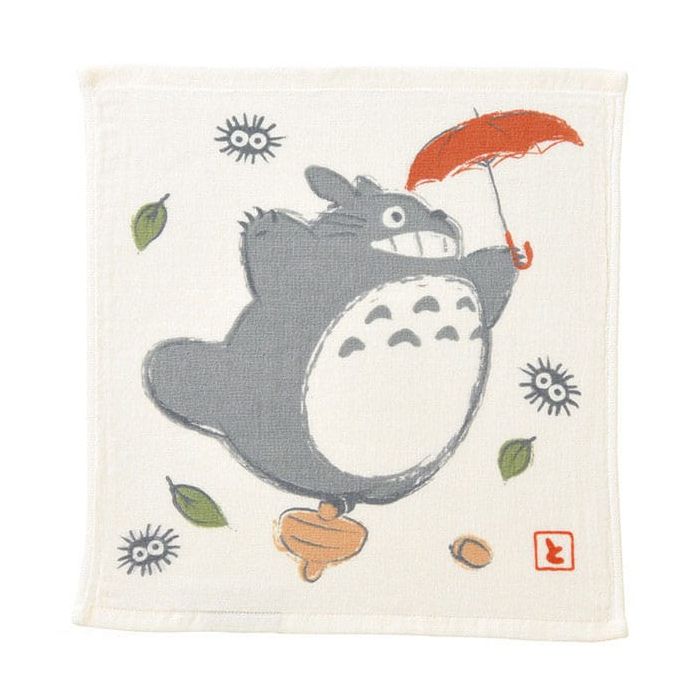 My Neighbor Totoro Imabari Mini Towel Totoro Umbrella Big 34 x 36 cm