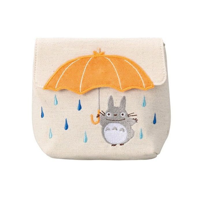 My Neighbor Totoro Coin Purse Totoro Orange Umbrella 