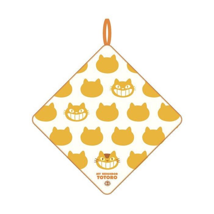 My Neighbor Totoro Mini Towel Catbus Silhouette 33 x 33 cm