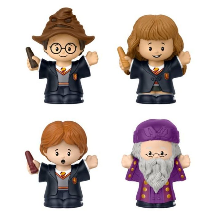 Harry Potter Fisher-Price Little People Collector Mini Figures 4-Pack Philosopher's Stone 6 cm