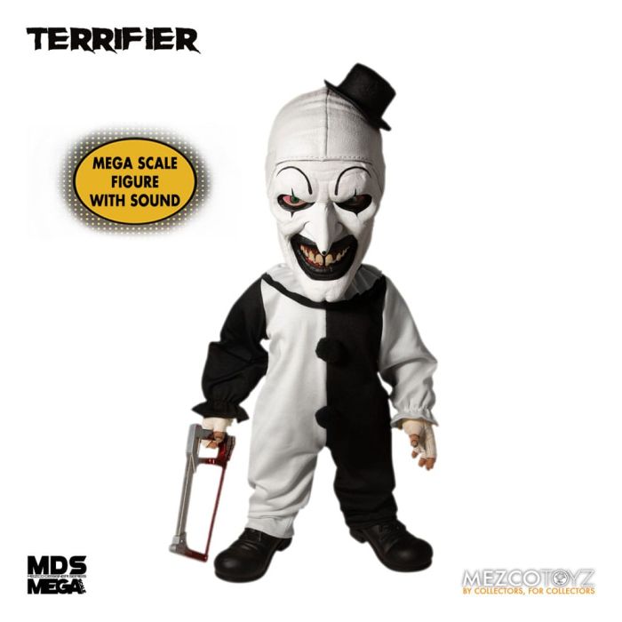 Terrifier MDS Mega Scale Plush Doll Art the Clown with Sound 38 cm