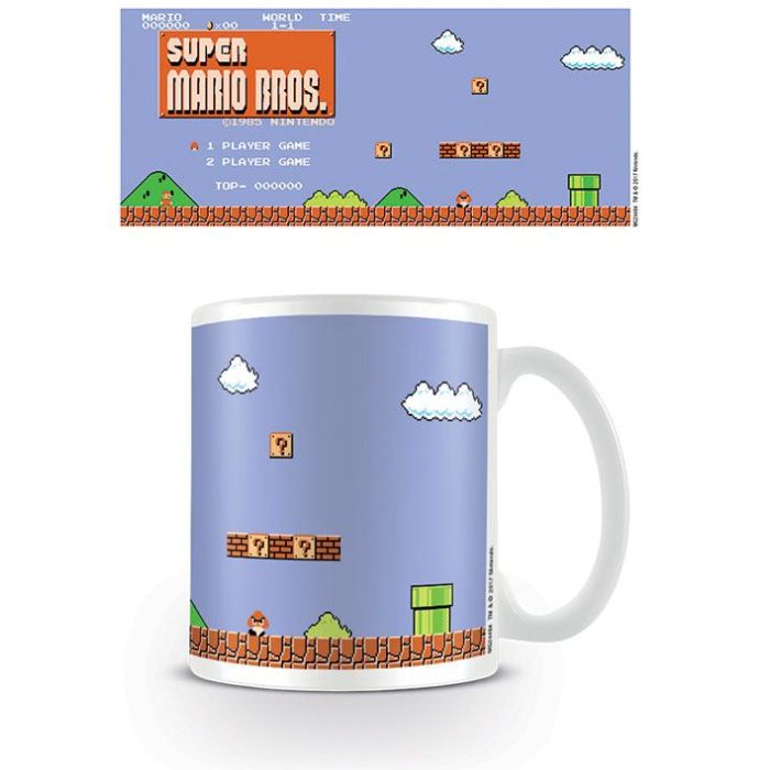 Super Mario Bros. Mug Retro Title