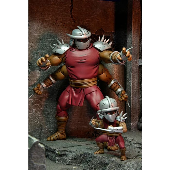 Teenage Mutant Ninja Turtles (Mirage Comics) Action Figure Shredder Clone & Mini Shredder (Deluxe) 18 cm