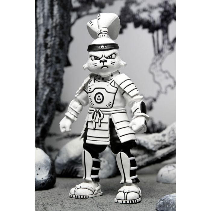 Usagi Yojimbo Action Figure Samurai Usagi Yojimbo Black & White Figure 18 cm