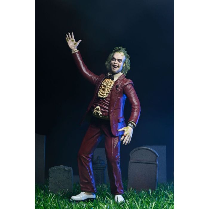 Beetlejuice 1988 Action Figure Beetlejuice Red Tuxedo 18 cm   