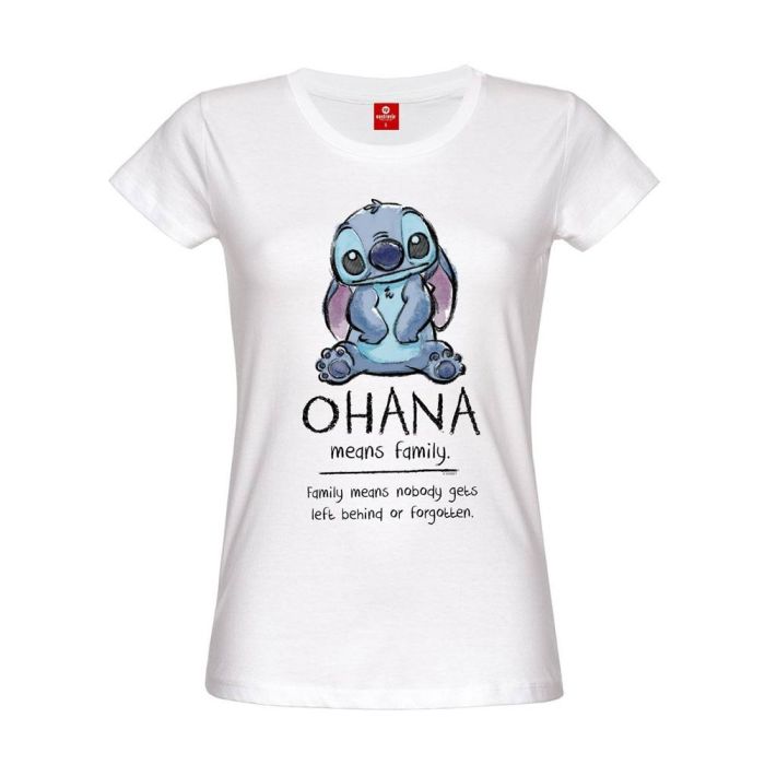 Lilo & Stitch - Ohana Means Family Ladies T-Shirt