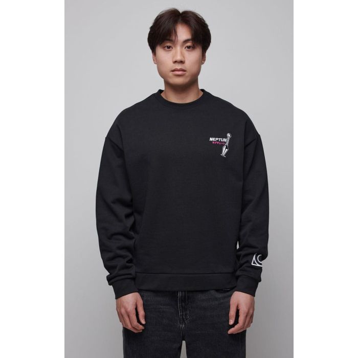 Naruto Shippuden Sweatshirt Graphic Black Size XL