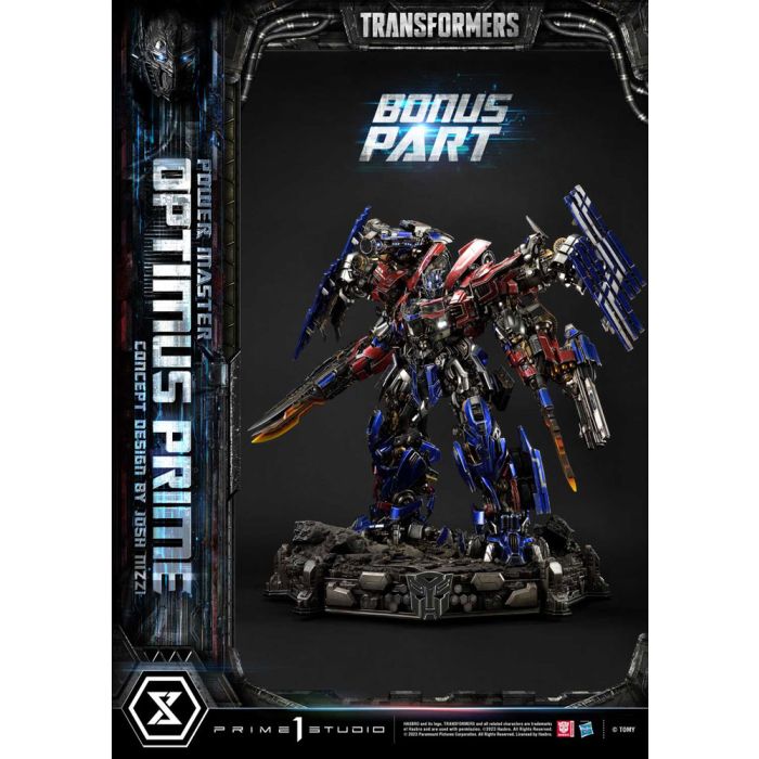 Transformers Museum Masterline Statue Powermaster Optimus Prime Concept by Josh Nizzi Ultimate Bonus Version 99 cm 