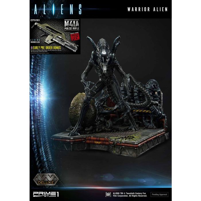 Aliens Premium Masterline Series Statue Warrior Alien Deluxe Bonus Version 67 cm