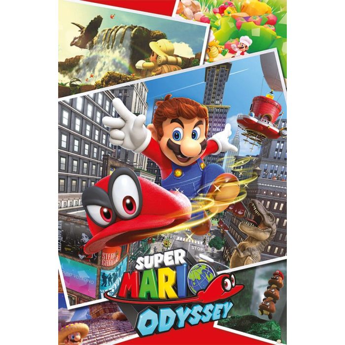 Super Mario Odyssey Poster Pack Collage 61 x 91 cm (4)