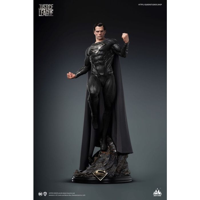 DC Comics Statue 1/3 Superman Black Suit Version Regular Edition80 cm