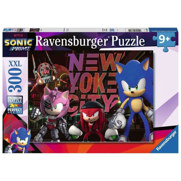 Sonic Prime Children's Jigsaw Puzzle XXL New York City (300 pieces)