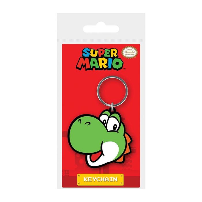 Super Mario Rubber Keychain Yoshi 6 cm