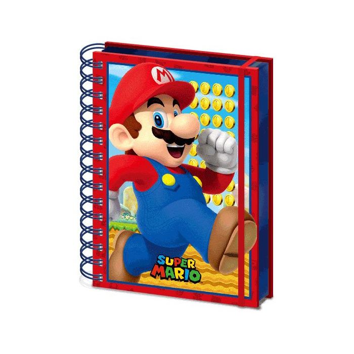 Super Mario 3D Wiro Notebook A5 Mario