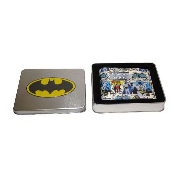 DC Comics: Batman & Robin Wallet in a Tin 