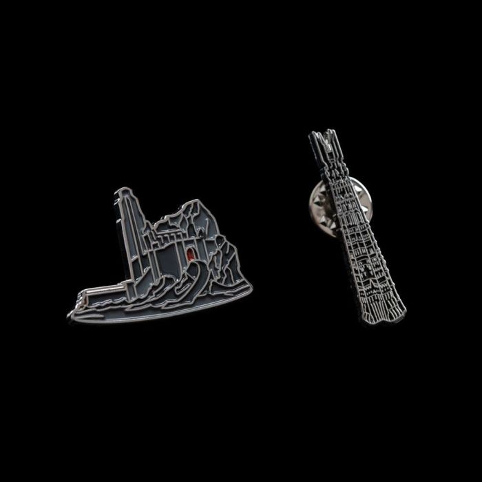 Lord of the Rings Collectors Pins 2-Pack Helm's Deep & Orthanc 