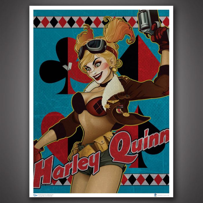 DC Comics Bombshells:  Harley Quinn Art Print 