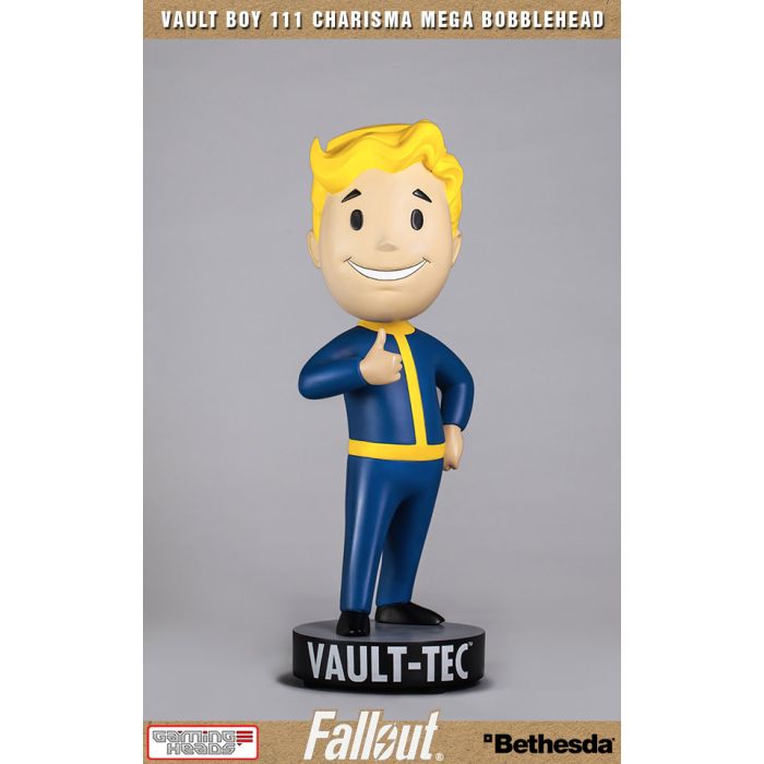 Fallout 4: Vault Boy 111 Charisma Polystone Mega Bobblehead