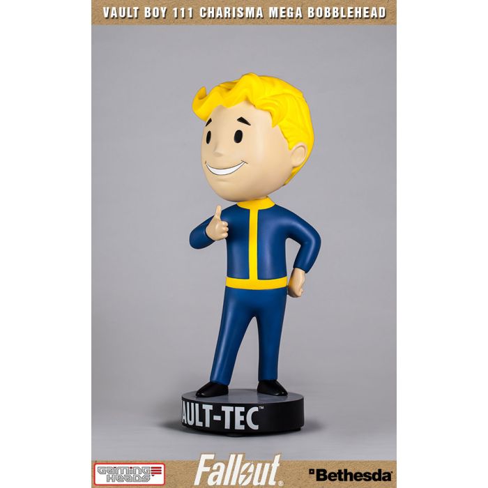 Fallout 4: Vault Boy 111 Charisma Polystone Mega Bobblehead