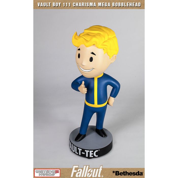 Fallout 4: Vault Boy 111 Charisma Polystone Mega Bobblehead