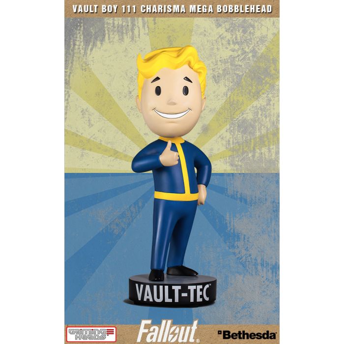 Fallout 4: Vault Boy 111 Charisma Polystone Mega Bobblehead