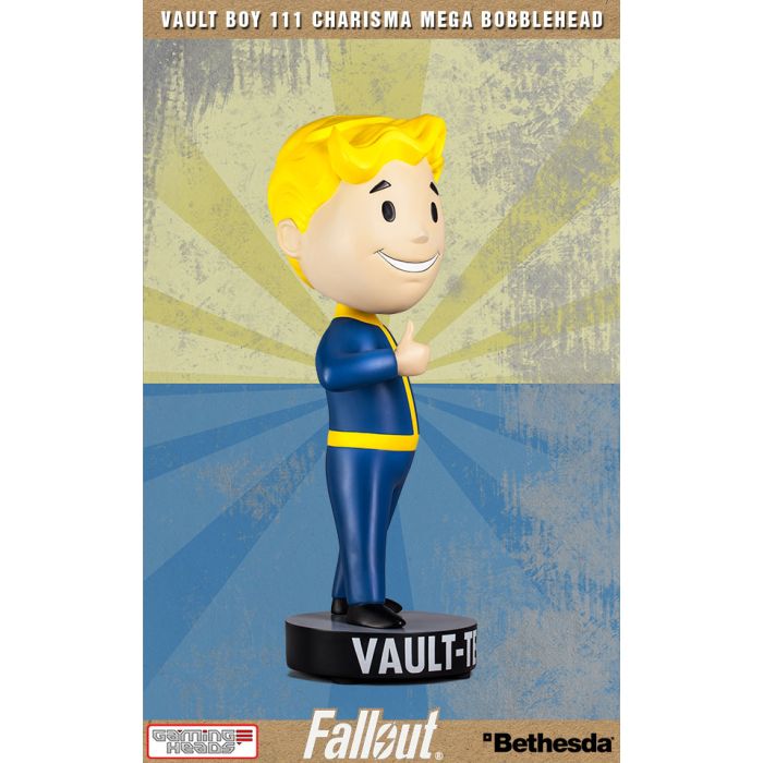 Fallout 4: Vault Boy 111 Charisma Polystone Mega Bobblehead