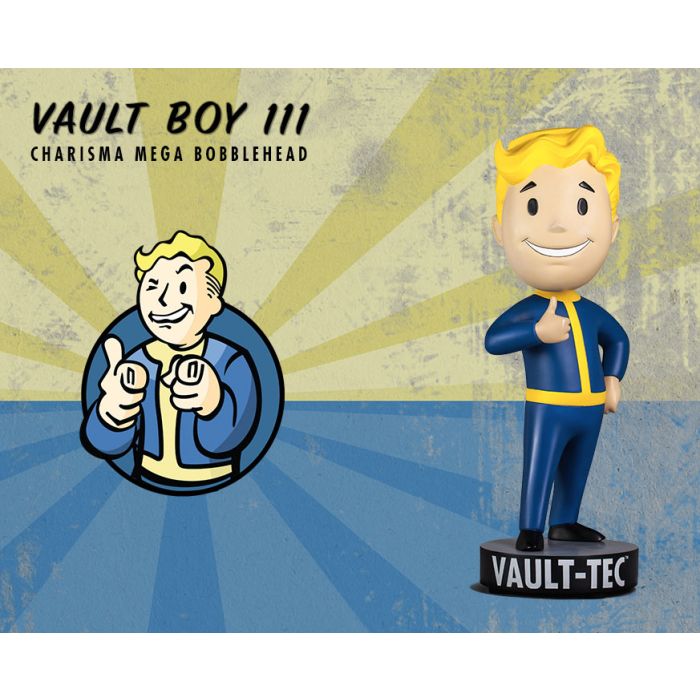 Fallout 4: Vault Boy 111 Charisma Polystone Mega Bobblehead