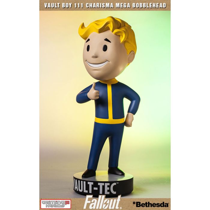 Fallout 4: Vault Boy 111 Charisma Polystone Mega Bobblehead