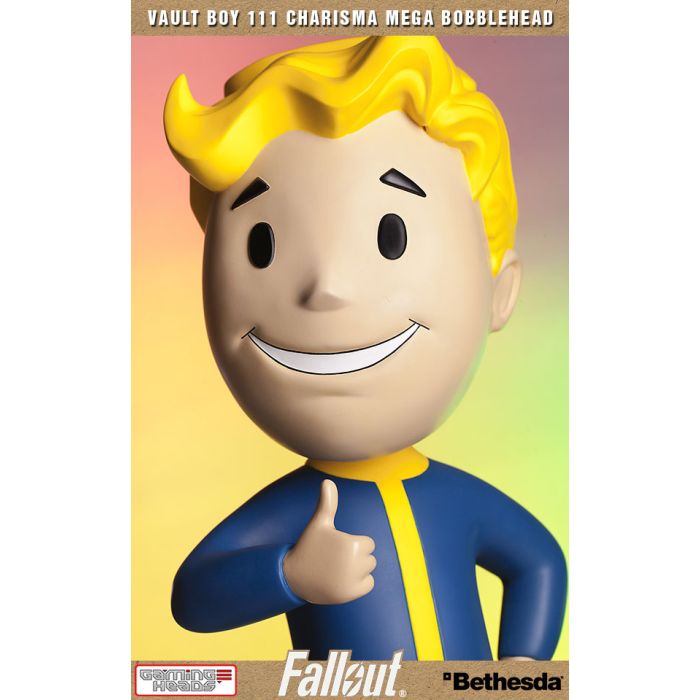 Fallout 4: Vault Boy 111 Charisma Polystone Mega Bobblehead