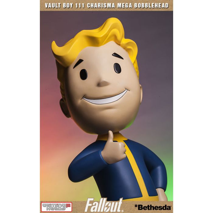 Fallout 4: Vault Boy 111 Charisma Polystone Mega Bobblehead