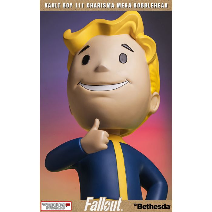 Fallout 4: Vault Boy 111 Charisma Polystone Mega Bobblehead