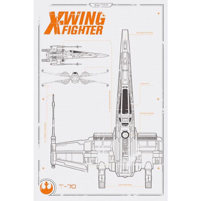 Star Wars: The Force Awakens - X-Wing (Maxi Poster)