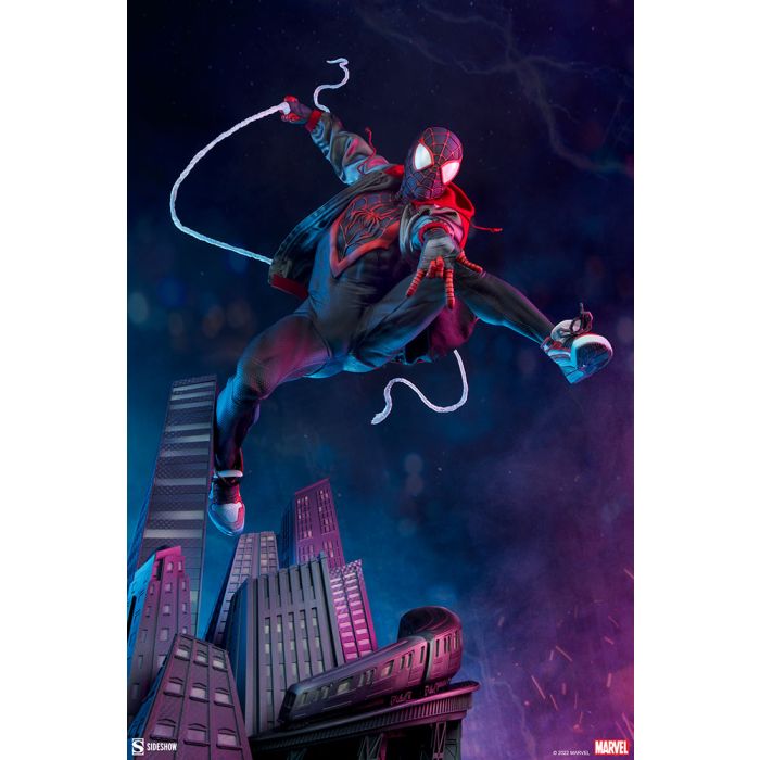 Miles Morales 1:4 Scale Statue - Sideshow Toys - Spider-Man Across the Spider-Verse