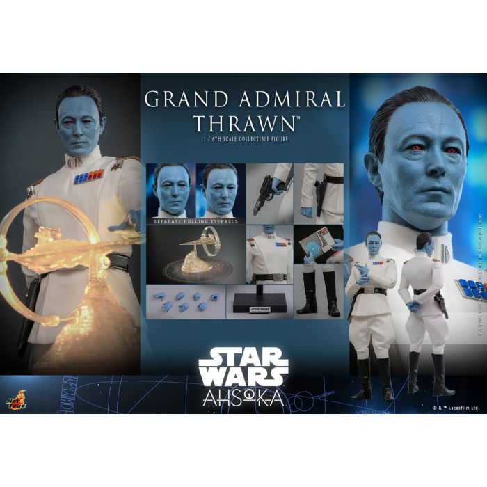 Grand Admiral Thrawn 1:6 Scale Figure - Hot Toys - Ahsoka