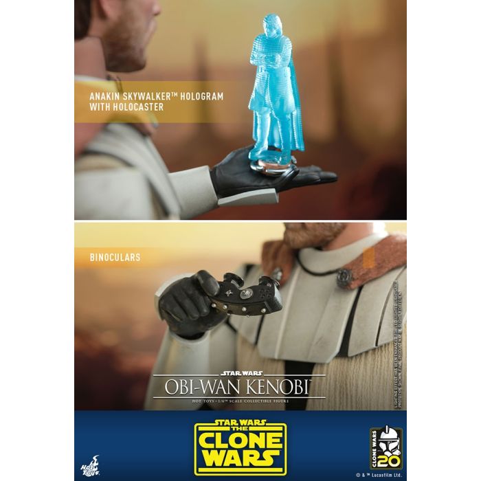 Obi-Wan Kenobi 1:6 Scale Figure - Hot Toys - The Clone Wars