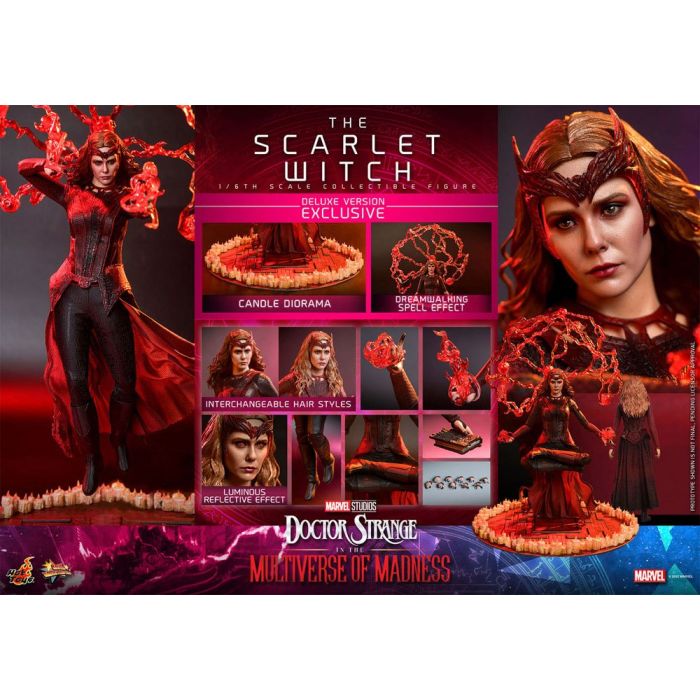 Scarlet Witch Deluxe 1:6 Scale Figure - Hot Toys - Doctor Strange in the Multiverse of Madness