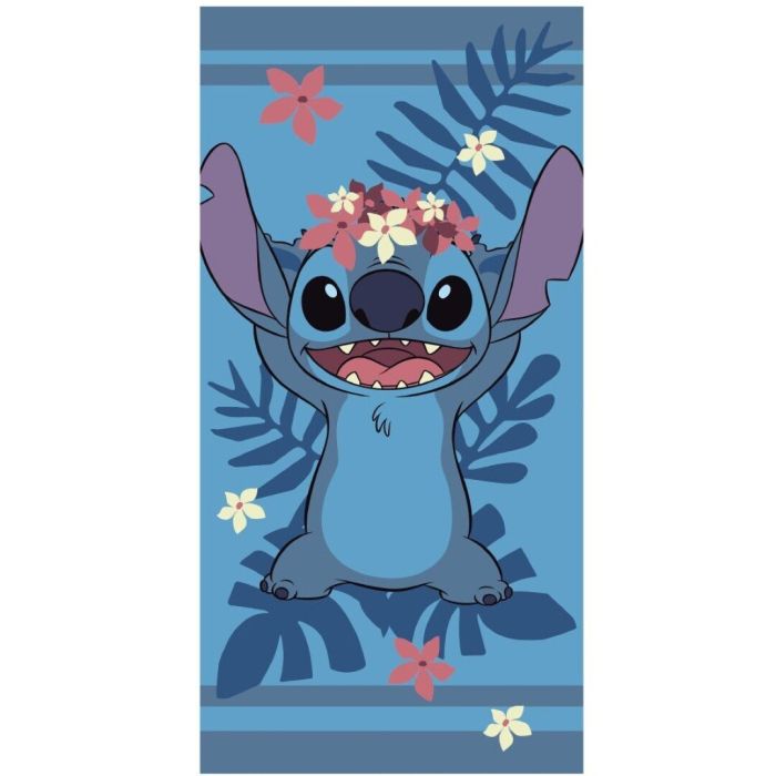 Stitch Beach Towel / Strandlaken (Flowers) - Lilo anch Stitch