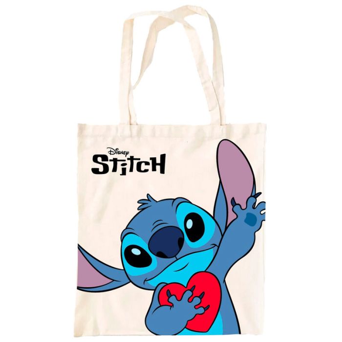 Lilo and Stitch - Stitch with Heart Tote Bag / Stoffen Tas