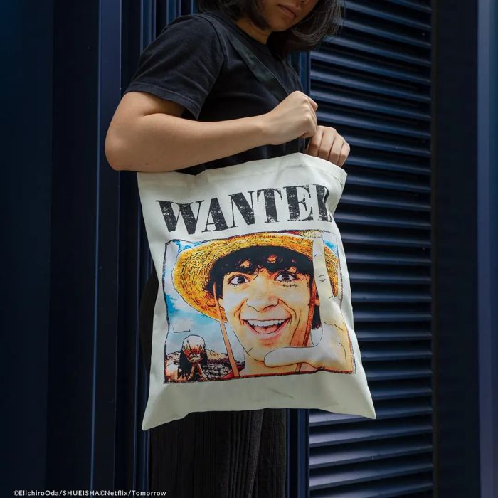 One Piece - Luffy (Wanted) Tote Bag / Stoffen Tas