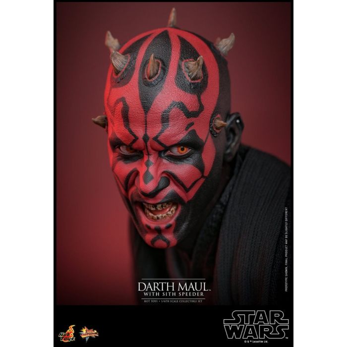 Darth Maul with Sith Speeder 1:6 Scale Figure Set - Hot Toys - Star Wars: The Phantom Menace