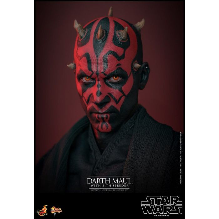 Darth Maul with Sith Speeder 1:6 Scale Figure Set - Hot Toys - Star Wars: The Phantom Menace