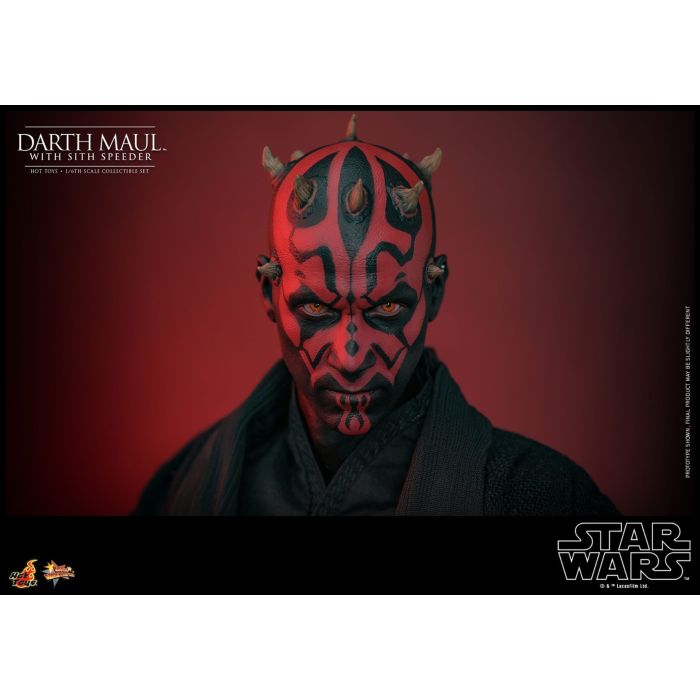 Darth Maul with Sith Speeder 1:6 Scale Figure Set - Hot Toys - Star Wars: The Phantom Menace