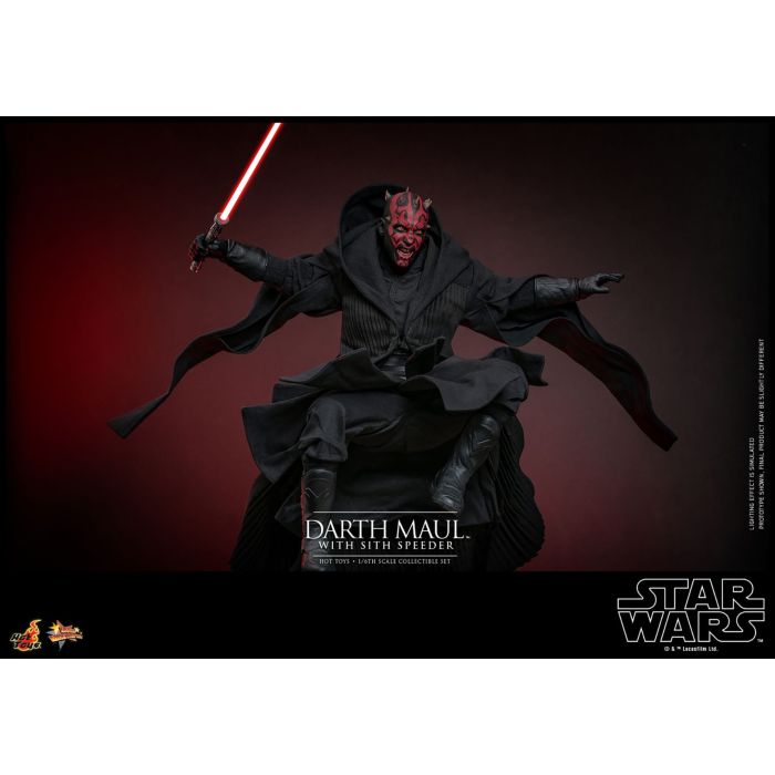 Darth Maul with Sith Speeder 1:6 Scale Figure Set - Hot Toys - Star Wars: The Phantom Menace