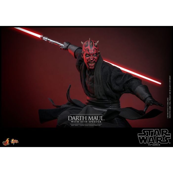 Darth Maul with Sith Speeder 1:6 Scale Figure Set - Hot Toys - Star Wars: The Phantom Menace